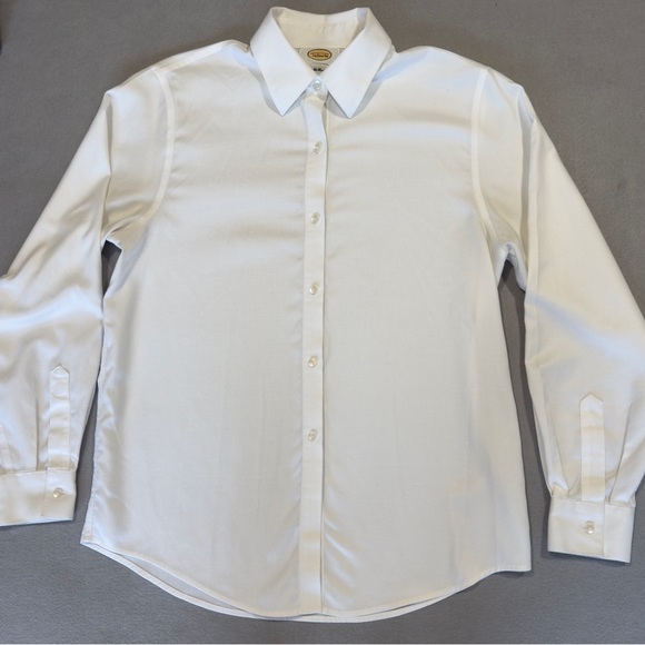 Talbots Tops - Talbots White Button-Front Women's Blouse